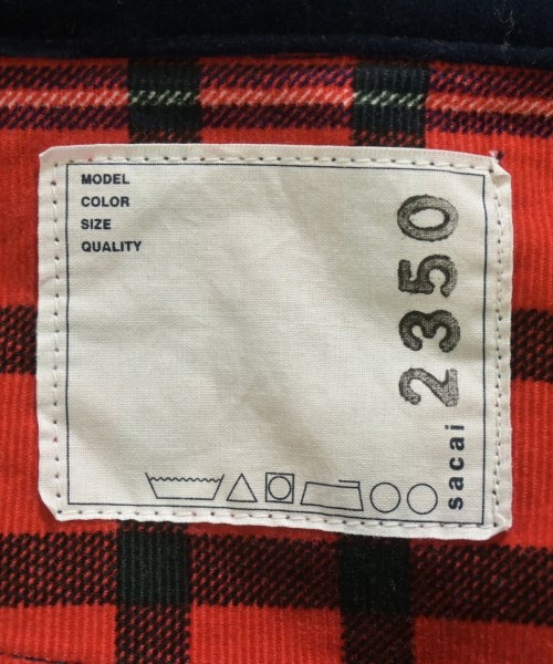 sacai（サカイ）その他 赤 サイズ:-(XXL位) メンズ/2200652660029