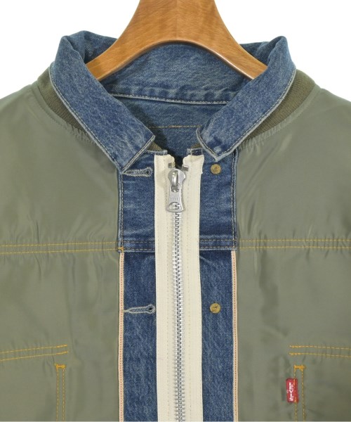 sacai（サカイ）デニムジャケット カーキ サイズ:M メンズ/2200652937015