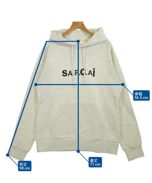 sacai（サカイ）パーカー グレー サイズ:L メンズ/2200651456111