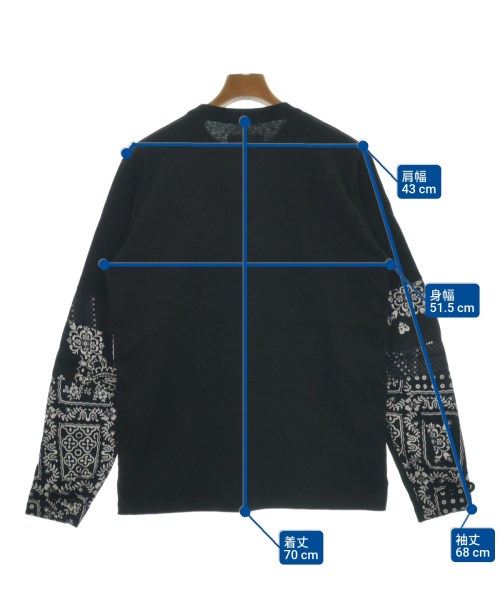 sacai（サカイ）Tシャツ・カットソー 黒 サイズ:2(M位) メンズ/2200653410029