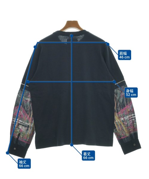 sacai（サカイ）Tシャツ・カットソー 紺 サイズ:2(M位) メンズ/2200653410036