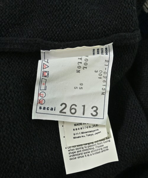 sacai（サカイ）ニット・セーター 黒 サイズ:3(L位) メンズ/2200653520025