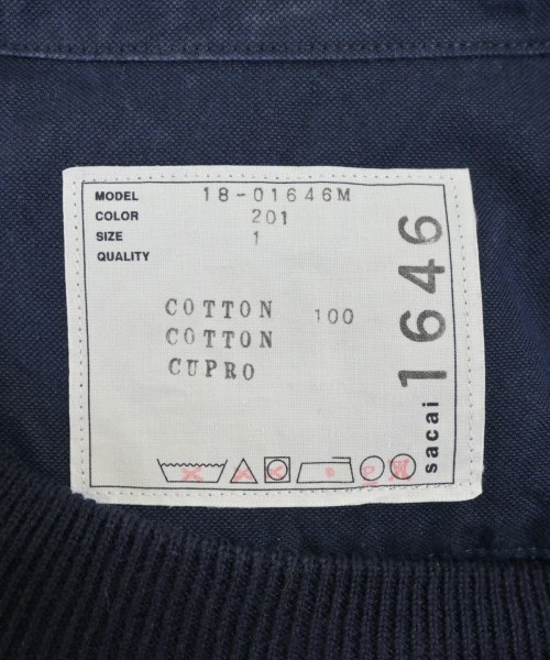 sacai（サカイ）ニット・セーター 紺 サイズ:1(S位) メンズ/2200645512038