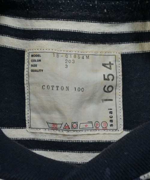 sacai（サカイ）Tシャツ・カットソー 紺 サイズ:3(L位) メンズ/2200653948102