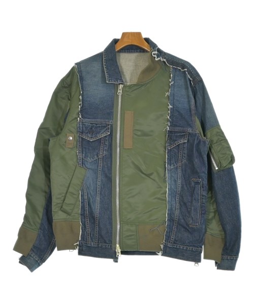 sacai(サカイ)ミリタリーブルゾン 紺 サイズ:2(M位)/2200654109038