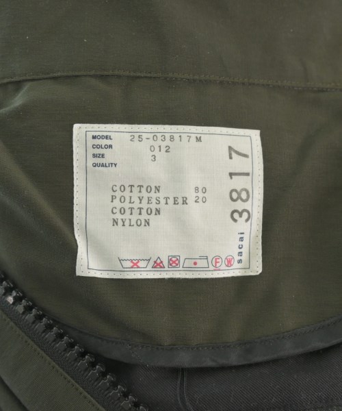 sacai（サカイ）カジュアルシャツ 黒 サイズ:3(L位) メンズ/2200654109045