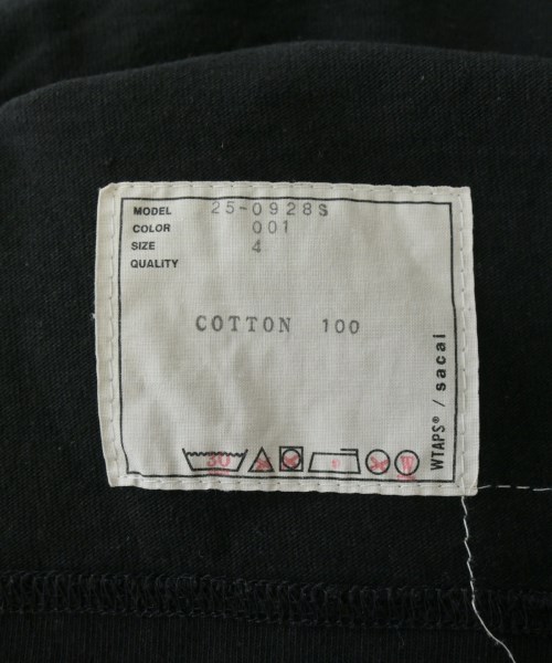 sacai（サカイ）Tシャツ・カットソー 黒 サイズ:4(XL位) メンズ/2200654147054