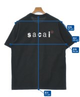 sacai（サカイ）Tシャツ・カットソー 黒 サイズ:4(XL位) メンズ/2200654147054