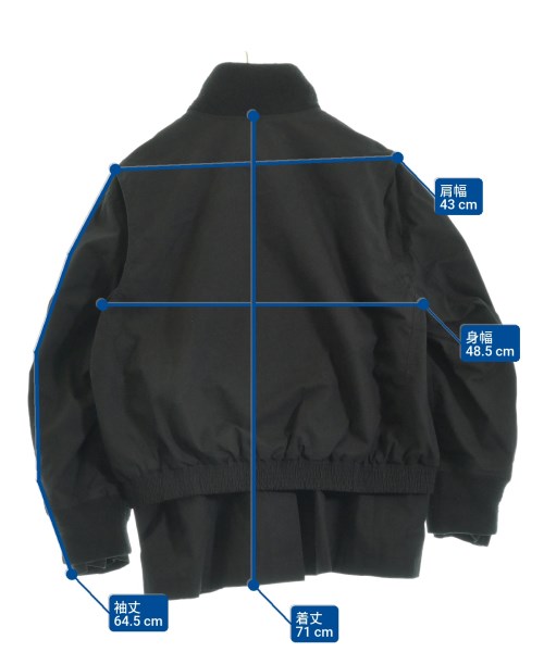 sacai（サカイ）ジャケット 黒 サイズ:1(S位) メンズ/2200654312018