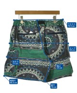sacai（サカイ）ショートパンツ 緑 サイズ:2(M位) メンズ/2200654401019
