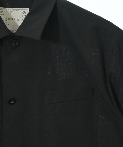 sacai（サカイ）カジュアルシャツ 黒 サイズ:2(M位) メンズ/2200654401026