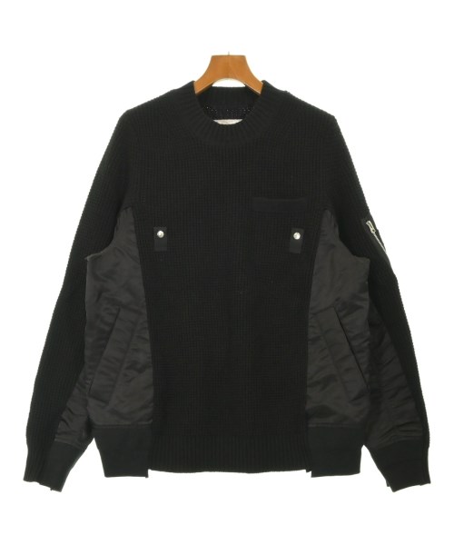 sacai(サカイ)ニット・セーター 黒 サイズ:3(L位)/2200699309035