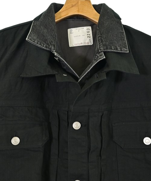 sacai（サカイ）デニムジャケット 黒 サイズ:4(XL位) メンズ/2200702622038