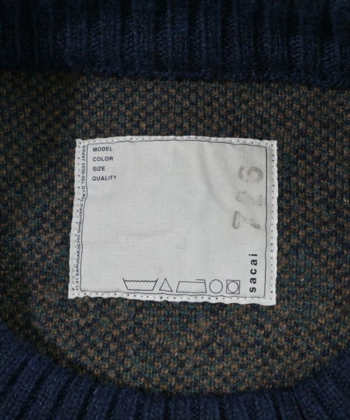 sacai（サカイ）ニット・セーター 紺 サイズ:-(M位) メンズ/2200702518430