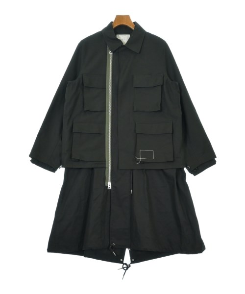 sacai(サカイ)モッズコート 黒 サイズ:1(S位)/2200704203013