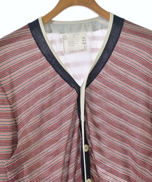 sacai（サカイ）カーディガン 赤 サイズ:2(M位) メンズ/2200704638204