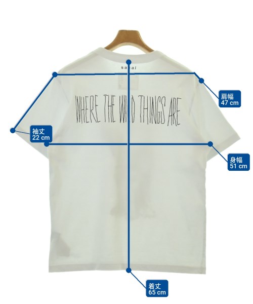 sacai（サカイ）Tシャツ・カットソー 白 サイズ:2(M位) メンズ/2200701900274