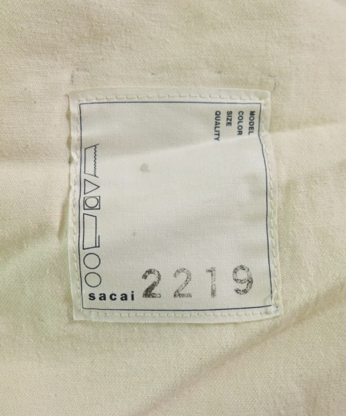 sacai（サカイ）カーゴパンツ ベージュ サイズ:-(S位) メンズ/2200704127203