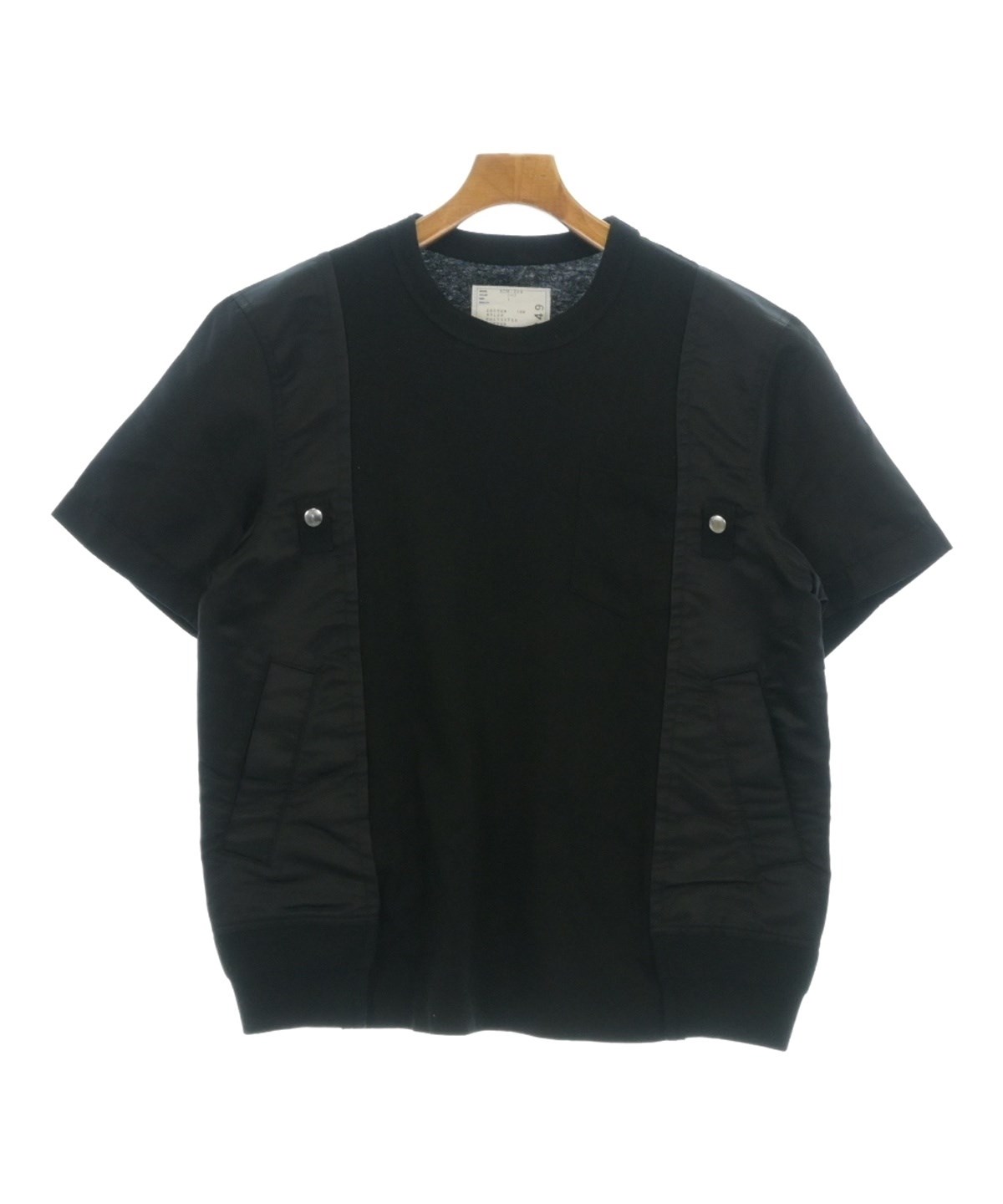 sacai（サカイ）Tシャツ・カットソー 黒 サイズ:1(S位) メンズ