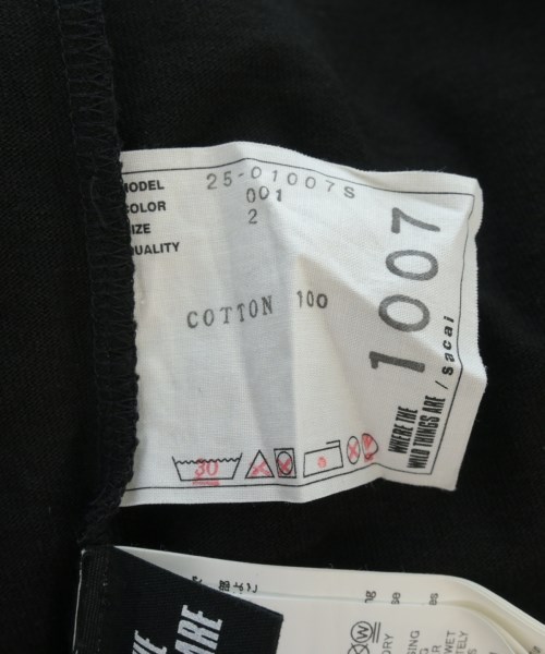sacai（サカイ）Tシャツ・カットソー 黒 サイズ:2(M位) メンズ/2200705230094