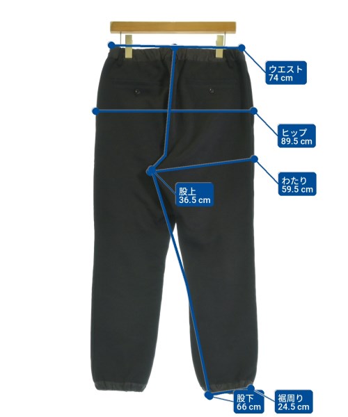 sacai（サカイ）スウェットパンツ 黒 サイズ:1(S位) メンズ/2200705245012