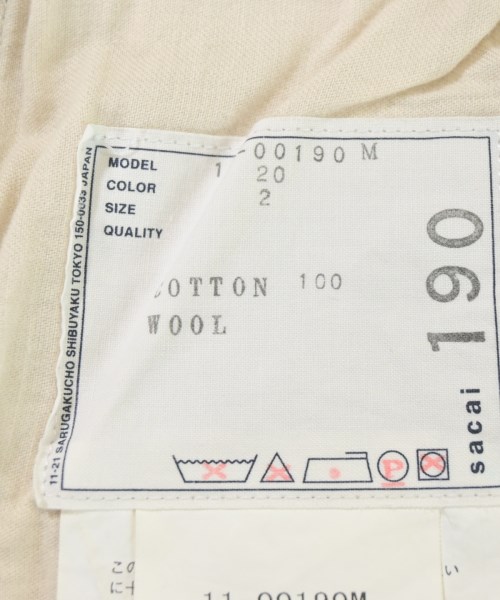 sacai（サカイ）その他 ベージュ サイズ:2(M位) メンズ/2200705313018