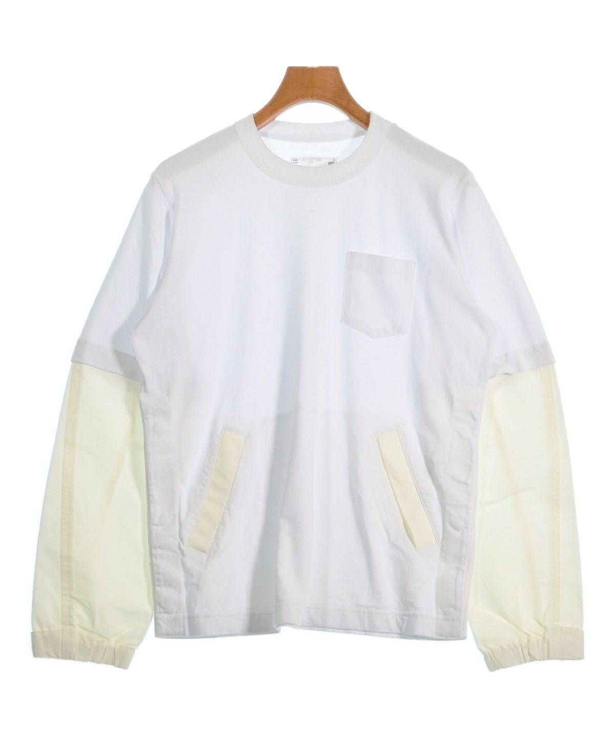sacai（サカイ）Tシャツ・カットソー 白 サイズ:1(S位) メンズ