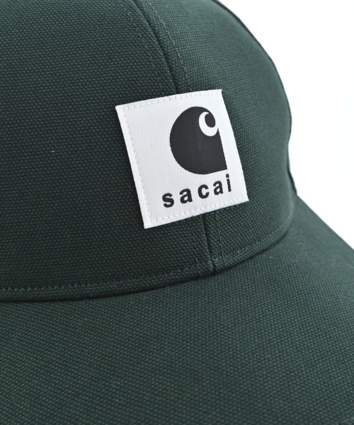 sacai（サカイ）キャップ 緑 サイズ:- メンズ/2200706251036