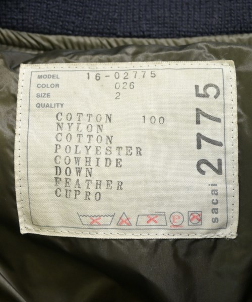 sacai（サカイ）モッズコート カーキ サイズ:-(XXL位) レディース/2200706678031