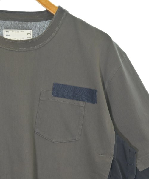 sacai（サカイ）Tシャツ・カットソー グレー サイズ:1(S位) メンズ/2200706841039