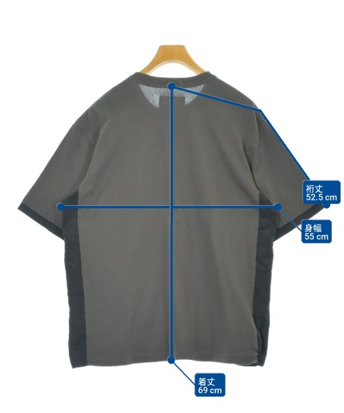 sacai（サカイ）Tシャツ・カットソー グレー サイズ:1(S位) メンズ/2200706841039