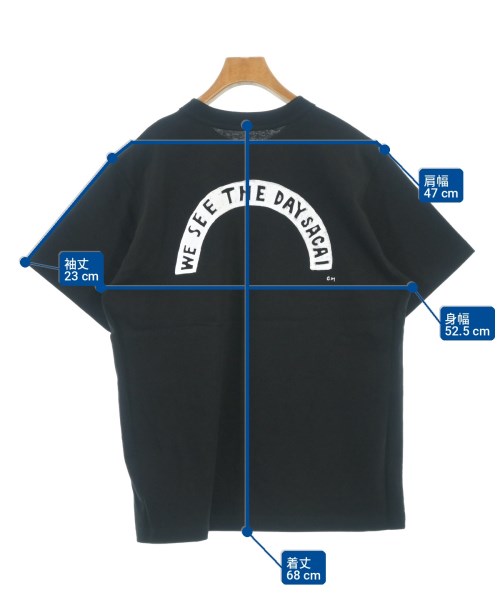 sacai（サカイ）Tシャツ・カットソー 黒 サイズ:3(L位) メンズ/2200708223031