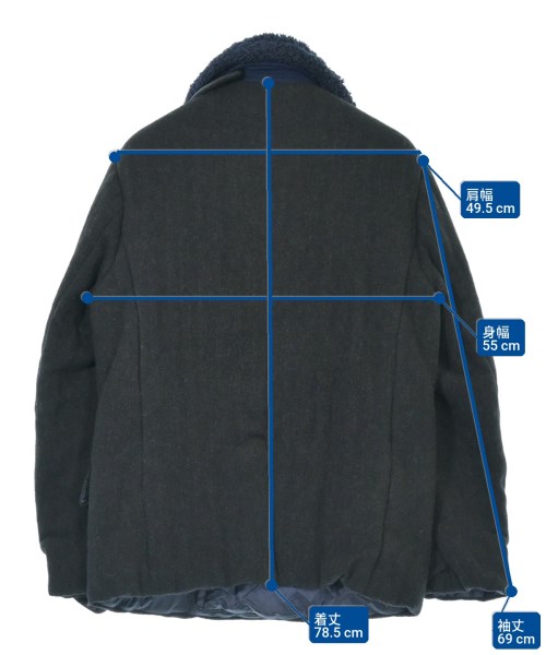 sacai（サカイ）ピーコート 紺 サイズ:2(M位) メンズ/2200707138275