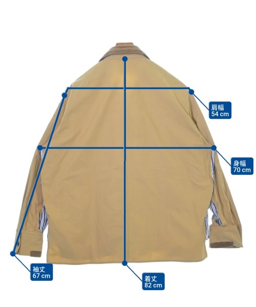 sacai（サカイ）カジュアルシャツ ベージュ サイズ:3(L位) メンズ/2200662536017