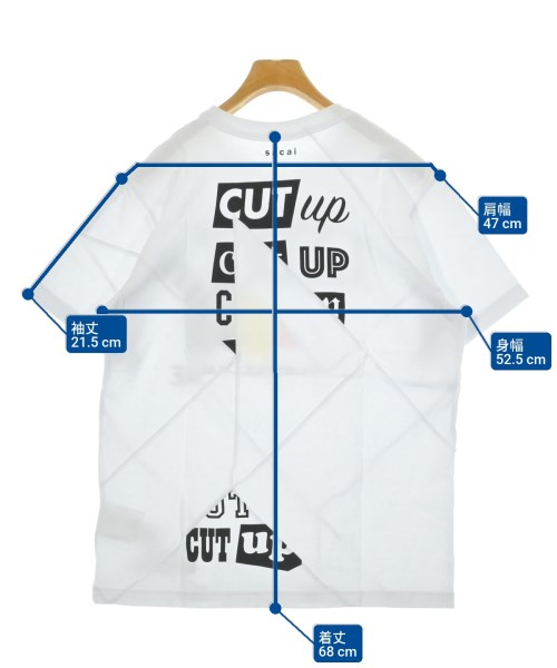 sacai（サカイ）Tシャツ・カットソー 白 サイズ:2(M位) メンズ/2200662536116