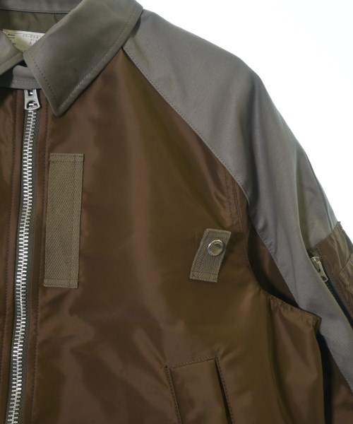 sacai（サカイ）ミリタリーブルゾン 茶 サイズ:2(M位) メンズ/2200662700036
