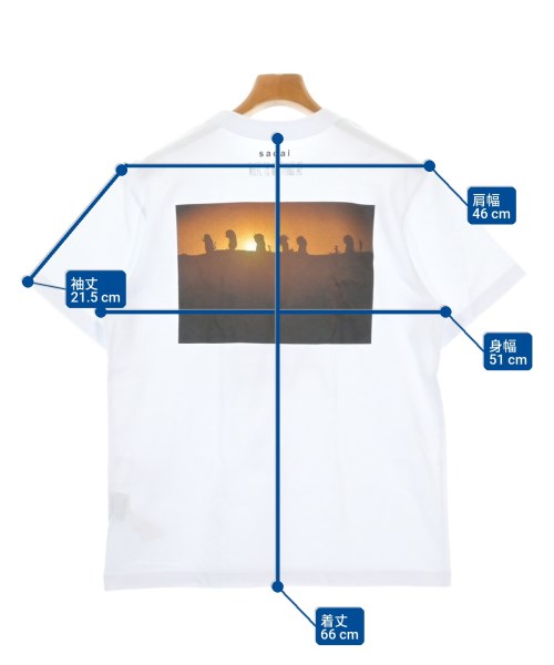 sacai（サカイ）Tシャツ・カットソー 白 サイズ:2(M位) メンズ/2200663035038