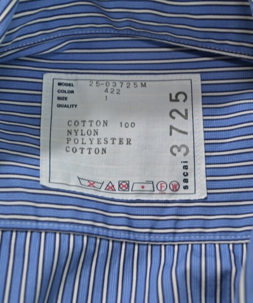 sacai（サカイ）カジュアルシャツ 青 サイズ:1(S位) メンズ/2200663329038