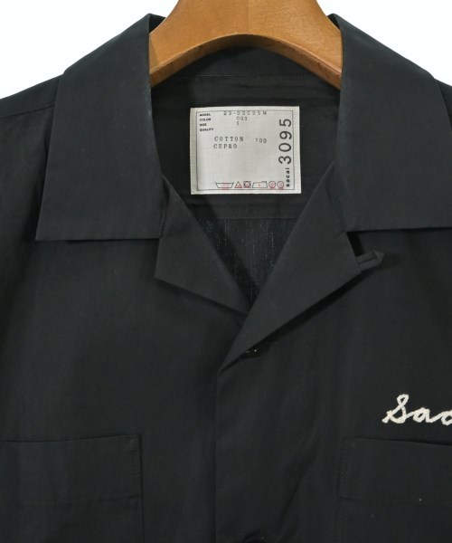 sacai（サカイ）カジュアルシャツ 黒 サイズ:1(S位) メンズ/2200663329045