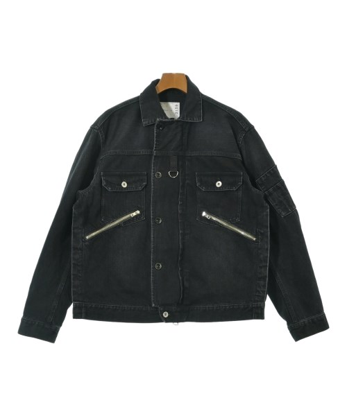 sacai(サカイ)デニムジャケット 黒 サイズ:2(M位)/2200663388028