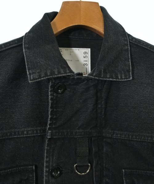 sacai（サカイ）デニムジャケット 黒 サイズ:2(M位) メンズ/2200663388028