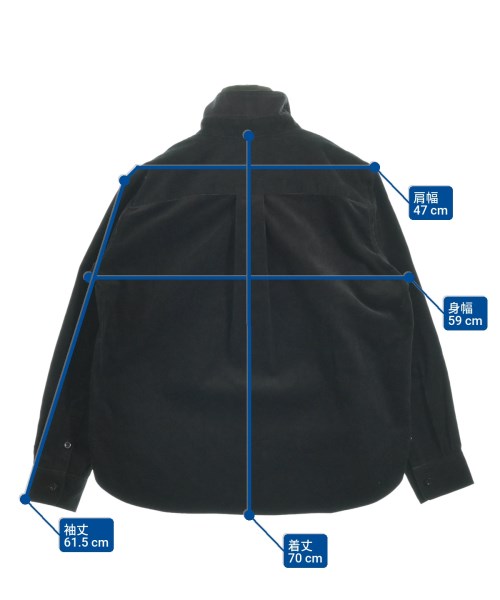 sacai（サカイ）カジュアルシャツ 黒 サイズ:1(S位) メンズ/2200663517022