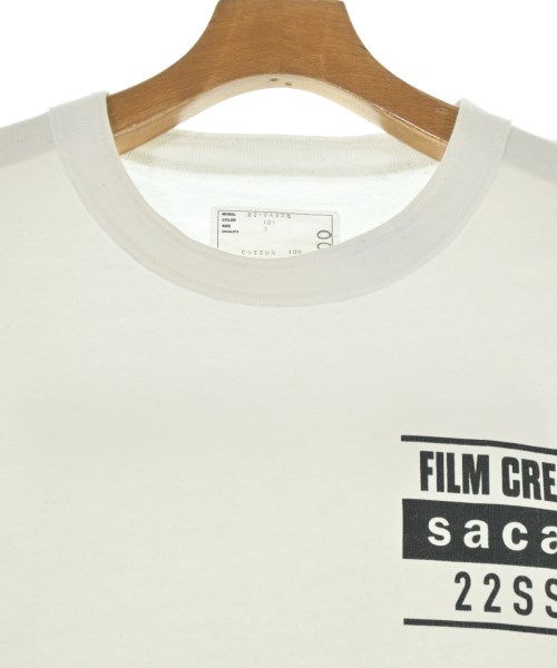 sacai（サカイ）Tシャツ・カットソー 白 サイズ:3(L位) メンズ/2200663603107