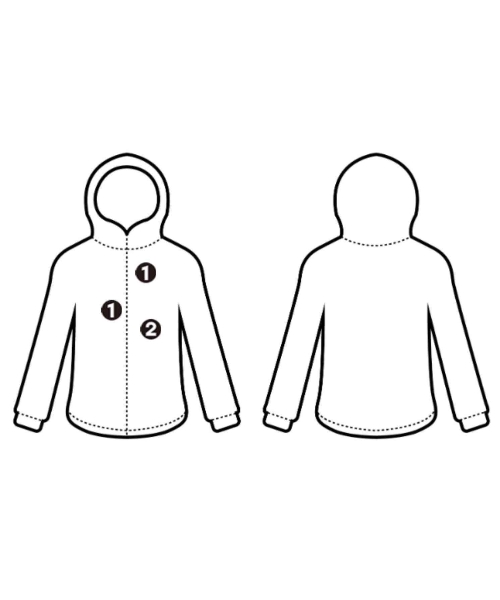 sacai（サカイ）パーカー グレー サイズ:1(S位) メンズ/2200662950011