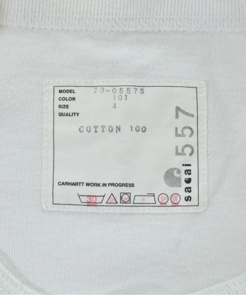 sacai（サカイ）Tシャツ・カットソー 白 サイズ:4(XL位) メンズ/2200662950042