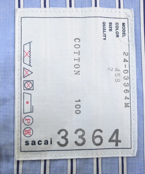 sacai（サカイ）その他 青 サイズ:2(M位) メンズ/2200664252038