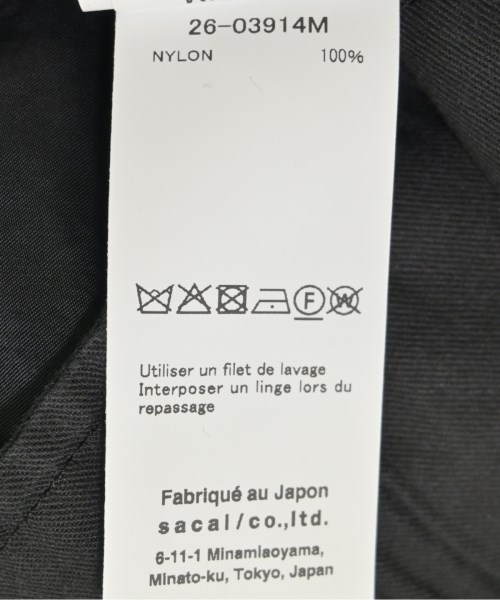 sacai（サカイ）その他 黒 サイズ:1(S位) メンズ/2200664252045