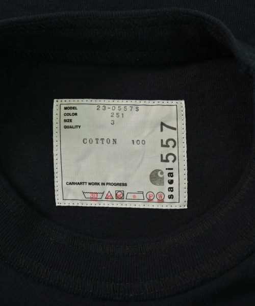sacai（サカイ）Tシャツ・カットソー 紺 サイズ:3(L位) メンズ/2200660832098