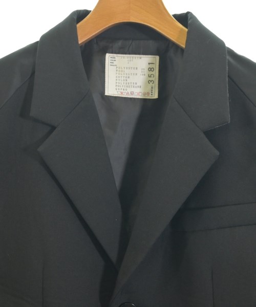 sacai（サカイ）ジャケット 黒 サイズ:4(XL位) メンズ/2200664182045
