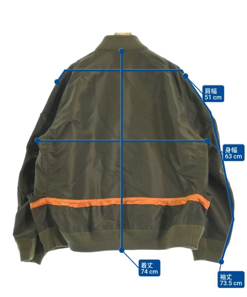sacai（サカイ）ブルゾン カーキ サイズ:4(XL位) メンズ/2200664182052